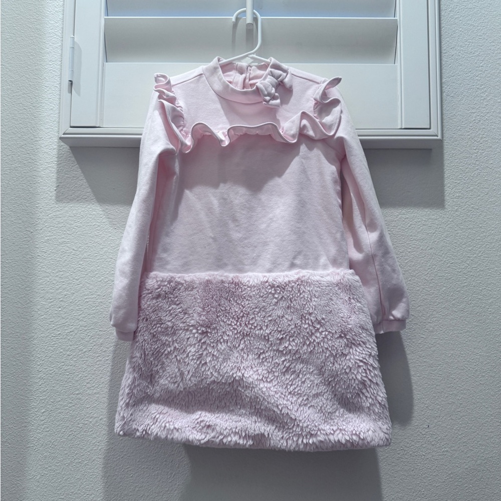 Janie and Jack Pink Ruffle Dress